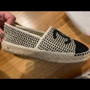 Chanel tweed espadrilles. Size 36. Worn 1x. No signs of wear or damage.